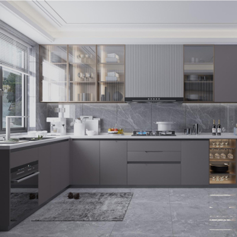 *柜类*橱柜*四海系列-黑色年轮高清大图