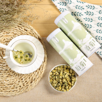 义和祥胎菊杭白菊 正宗桐乡经精选胎菊 50g/罐 菊花茶 花草茶 瓶装