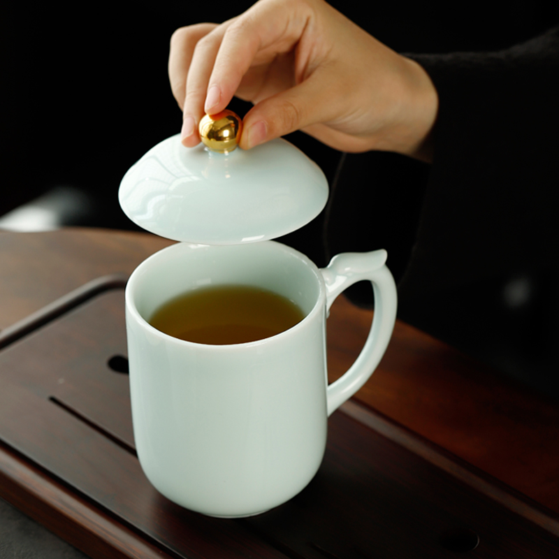 八方礼 龙泉青瓷元首杯(影青)高清大图