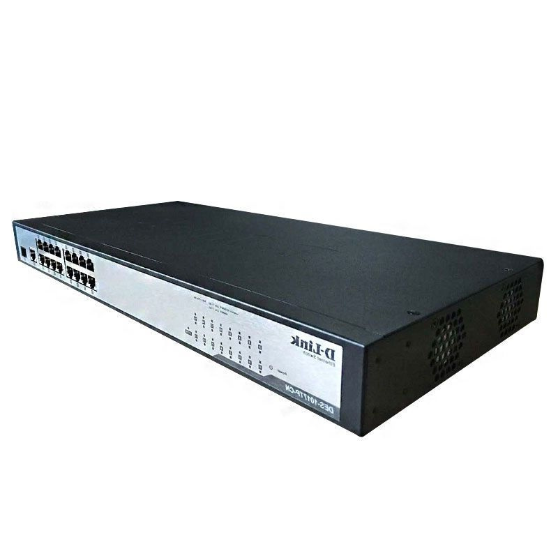 友讯(D-Link) DES-1017TP-CN 16口百兆PoE+1口千兆上联标准机架式网络交换机 单位:台