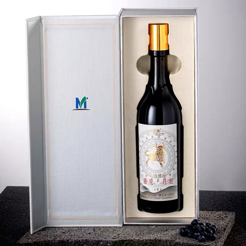 蓝莓精酿(蓝莓酒)遇见·丹红水墨550ml 四箱24瓶 团购专属高清大图
