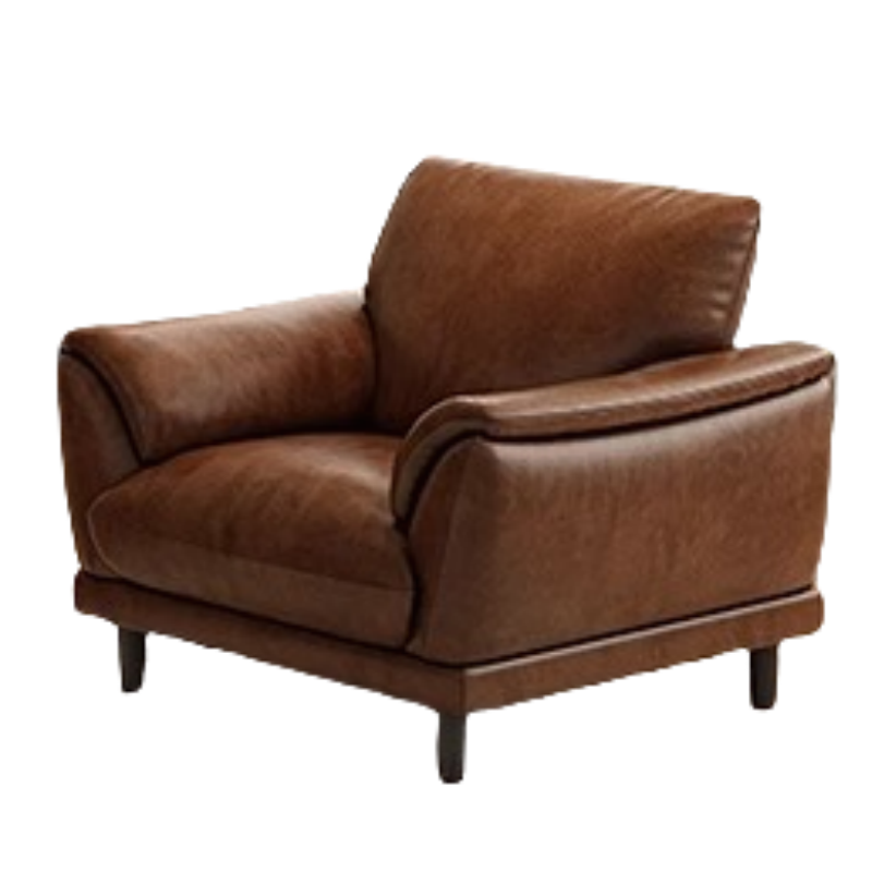 铭思达皮艺沙发单人张高清大图