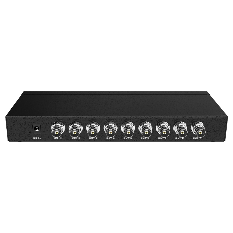迈拓维矩MT-SD108 广播级数字SDI分配器一分八SD/HD/3G-SDI信号高清1080p传输400米一拖八高清大图