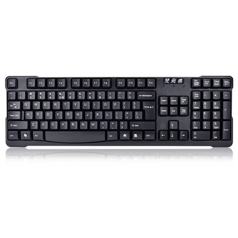 双飞燕KR-6A有线键盘 办公用 KR-6A PS2 HB