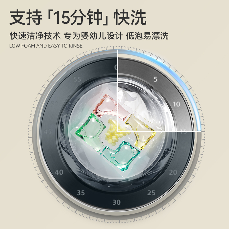 EVERSHINE晴天大白5D洗衣凝珠袋装邂 逅+挚爱9g*50颗高清大图
