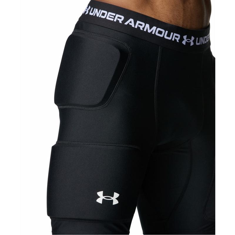 安德玛(under armour)男士运动中裤速干透气舒适防滑训练健身裤高清大图