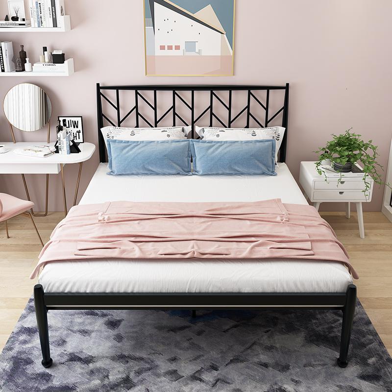 苏宁严选铁艺床公主铁架轻奢风双人儿童北欧简约现代ins网红铁床15m18