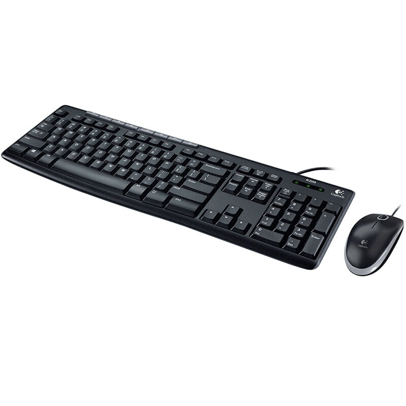 罗技（Logitech）媒体键鼠套装MK200 多媒体按键