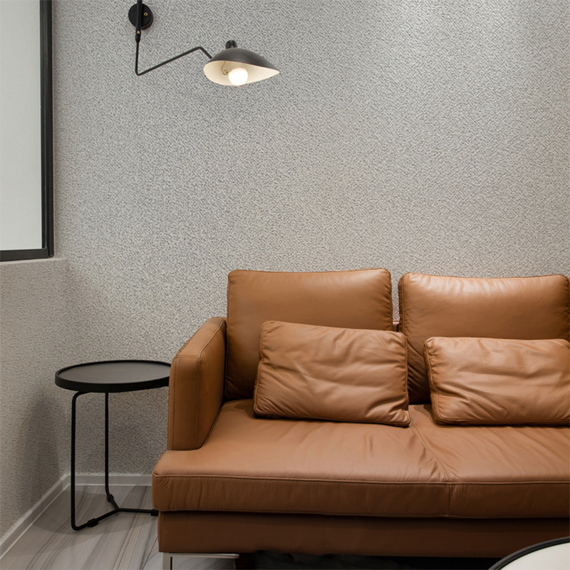 洛蔓 纯色壁布无纺布吸音磨砂净化墙布 客厅电视背景墙现代简约北欧