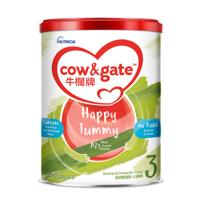 牛栏(Cow&Gate)港版幼儿配方奶粉 A2 β-酪蛋白 3段(1-3岁) 900g[26年8月]