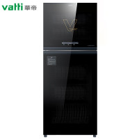 华帝(VATTI)消毒柜家用立式商用食堂酒店餐厅大容量双门 黑色297升