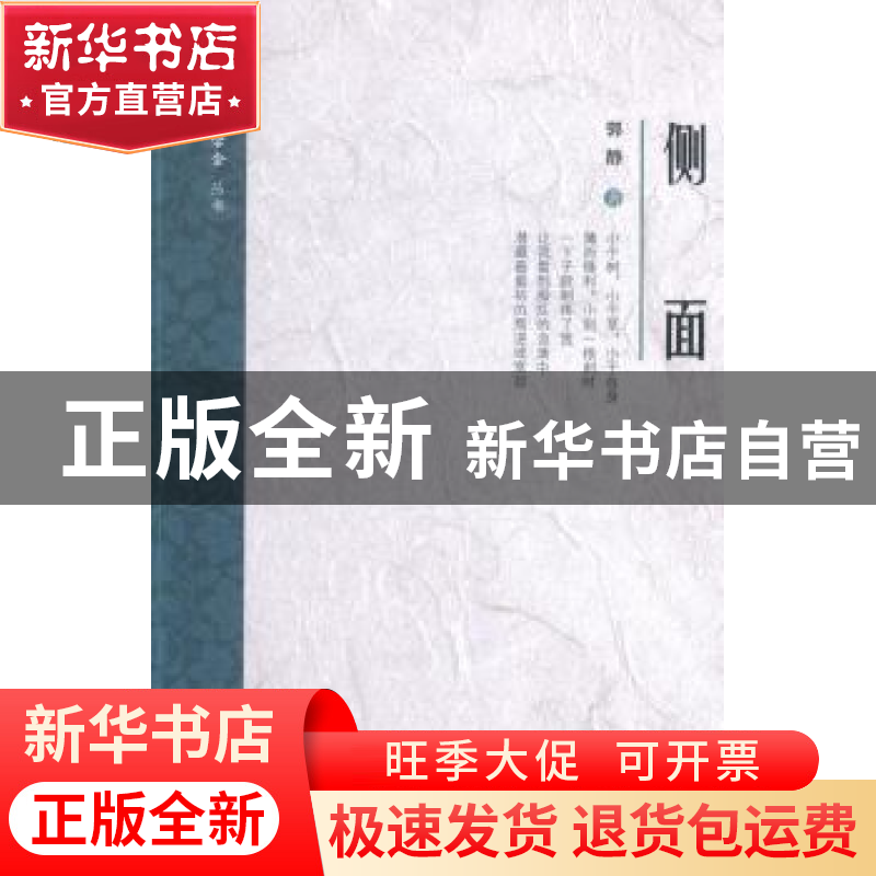 正版 侧面 郭静著 宁夏人民出版社 9787227058502 书籍