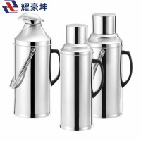 耀豪坤 暖瓶水壶暖壶不锈钢家用热水瓶保温壶宿舍老式玻璃内胆开水瓶3.2升