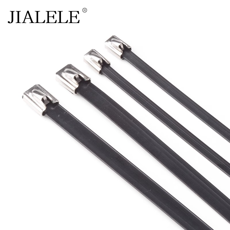 JIALELE 包朔不锈钢扎带 9*250mm百根 包高清大图
