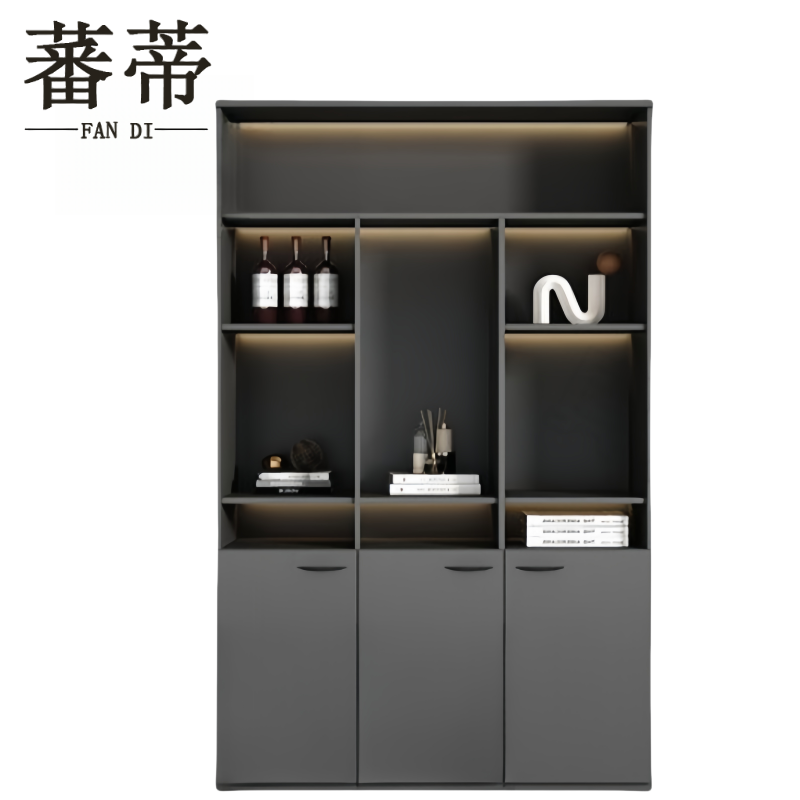 蕃蒂办公柜三门台高清大图