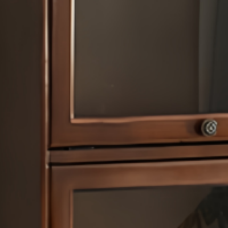 豫龙都 实木书柜 五门 个高清大图