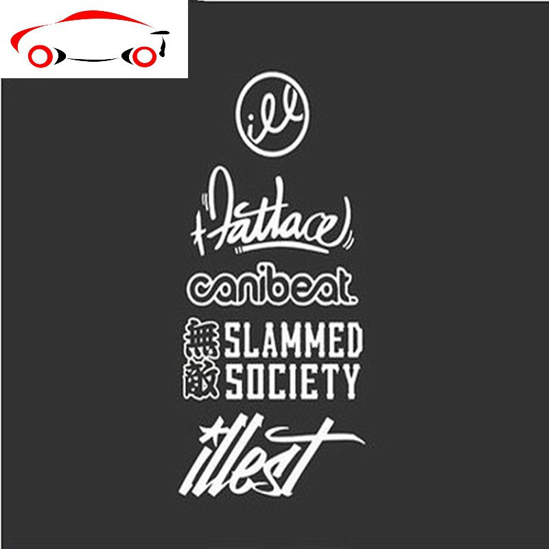 敬平 Jing Ping 汽车贴纸字母后档玻璃贴jdm改装贴纸潮流汽车贴纸潮牌字母文字拉花贴反光装饰后档玻璃贴jing Ping 款式3 价格