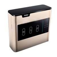 海尔(Haier)家用净水器400G无桶大流量3年长效RO反渗透双出水直饮机HRO4H56-3+管线机HGR1907B