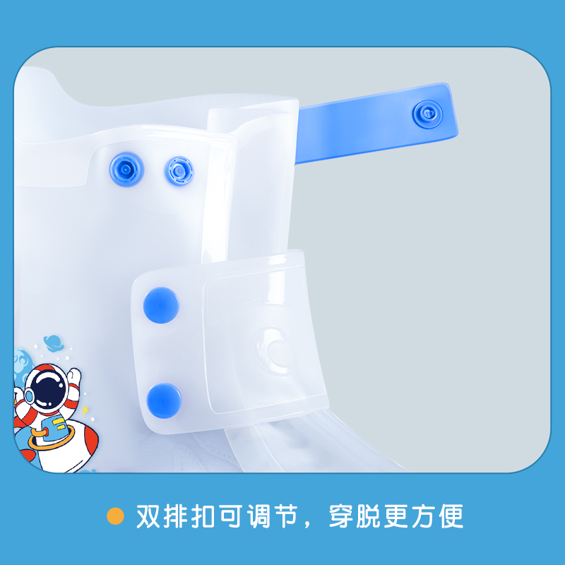 正雨儿童防雪鞋套秋冬防水加厚冬季保暖雪地滑雪脚套玩雪装备雨靴9063高清大图