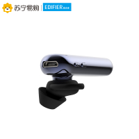 Edifier/漫步者 W25BT 无线蓝牙耳机耳挂式 商务运动智能通话耳麦 苹果安卓通用 钛黑蓝