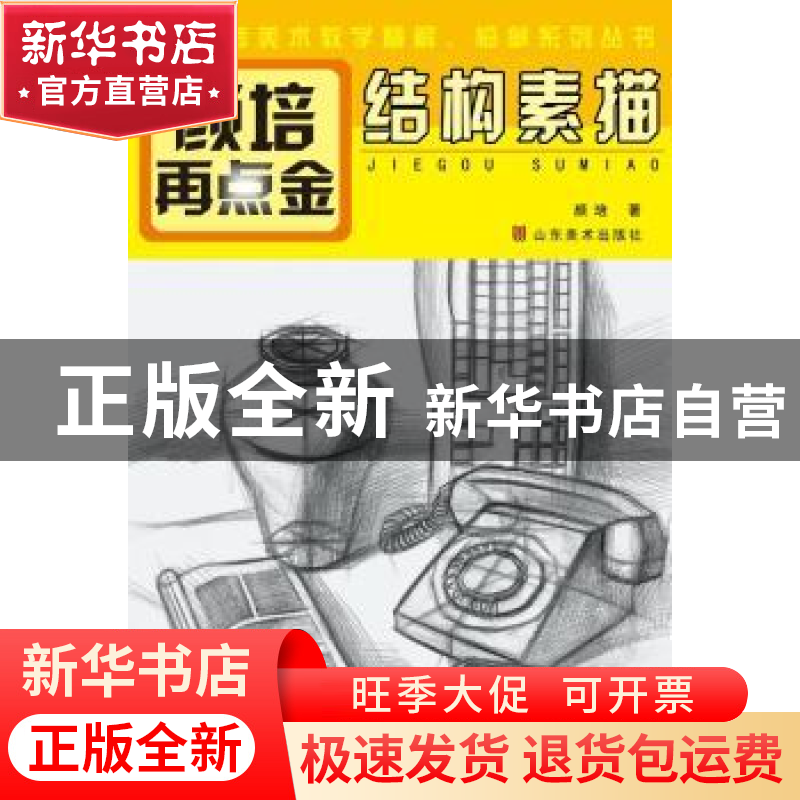 正版 结构素描 颜培著 山东美术出版社 9787533051327 书籍高清大图