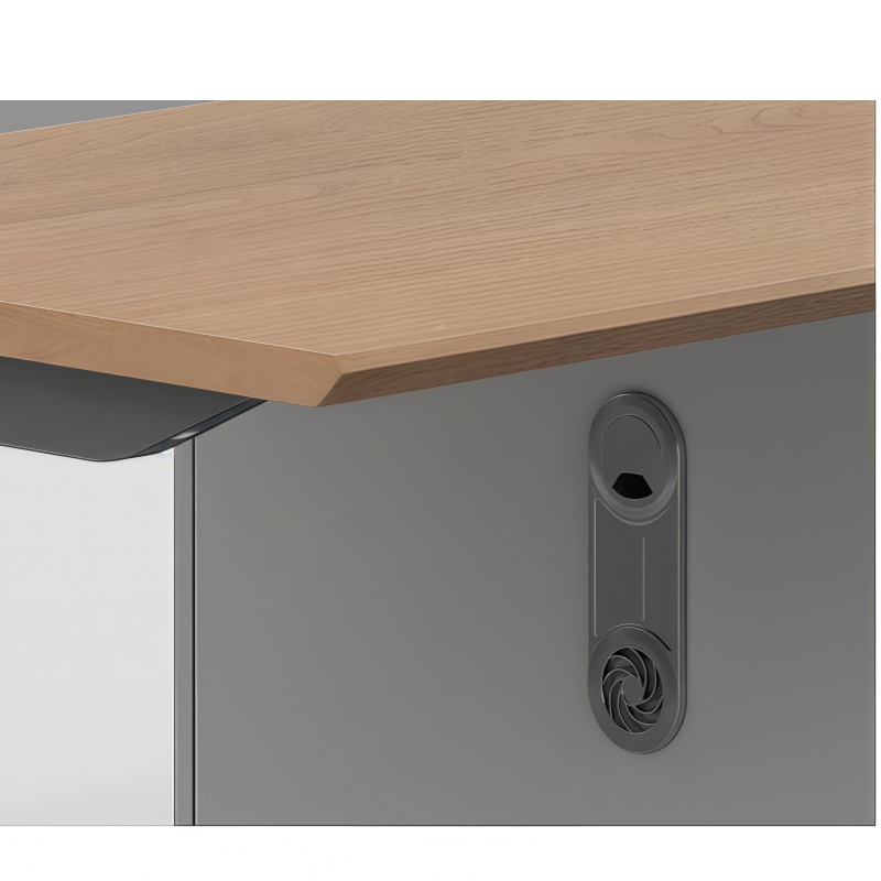 义尊 职员桌椅组合 8人位 套高清大图