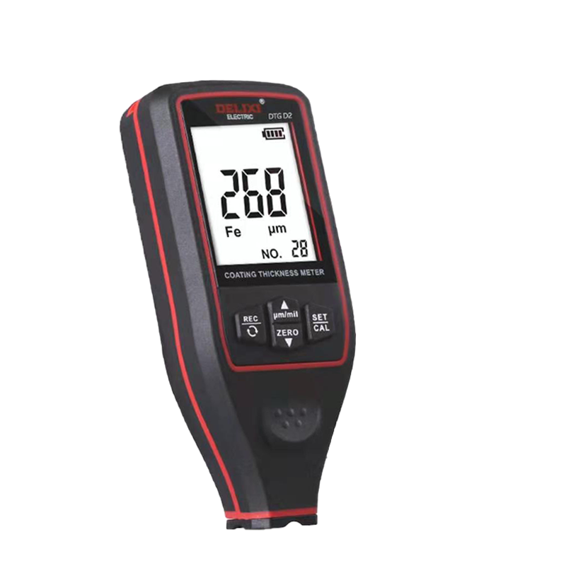 德力西电气涂层测厚仪高精度汽车漆膜仪油漆膜厚度检测仪锂电池视频