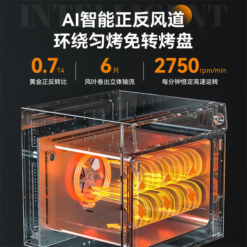 长帝(changdi)新品F60A大白鲨商用1-10层同烤风炉烤箱私房烘焙大容量家用电烤箱家商用风平炉二合一大容量多功能