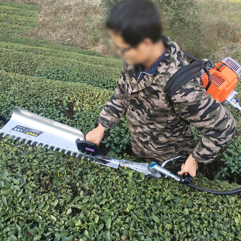 背负式绿篱机汽油茶树修剪机电动剪茶机修枝剪茶叶机剪配置华盛动力双