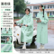 正雨儿童雨衣初中小学生长款全身防暴雨上学骑行自行车男女孩大童书包9063