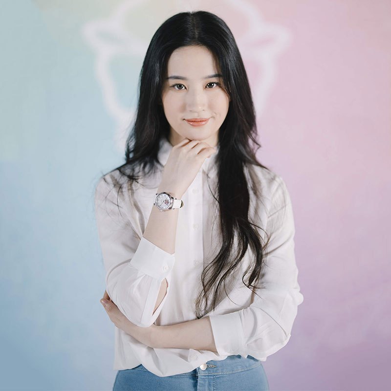 天梭tissot瑞士手表刘亦菲同款腕表心媛系列轻奢时尚皮带机械表女表t