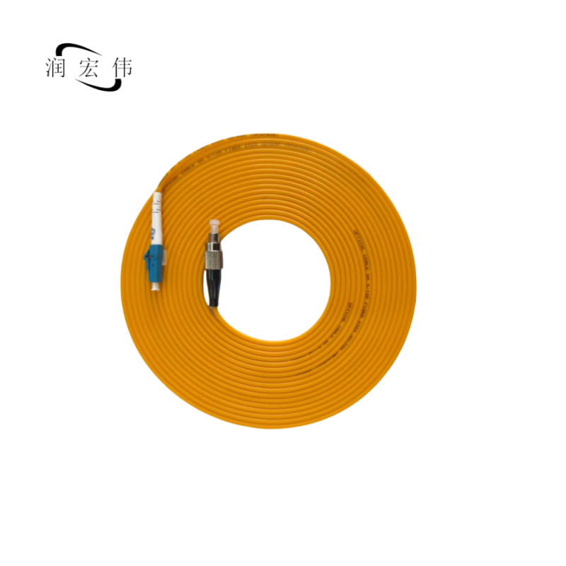 润宏伟 低烟无卤 光纤跳线 尾纤 FC-LC-50m 条高清大图