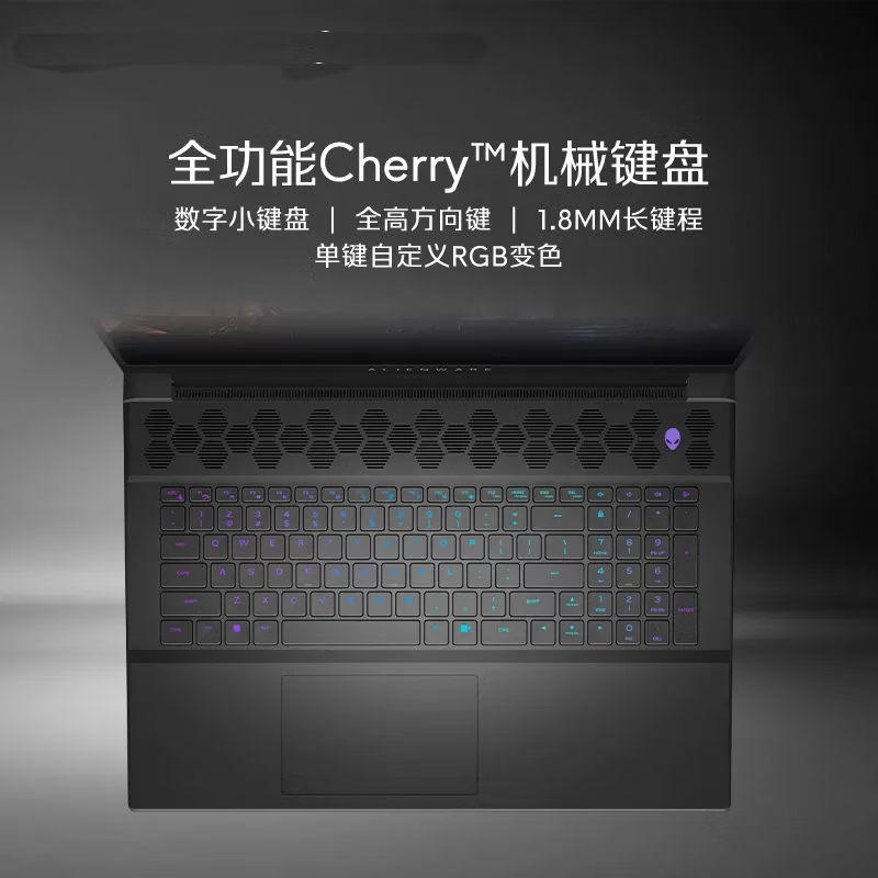 2023年新款 外星人游戏本 ALIENWARE M18 18英寸笔记本电脑 i9-13900HX RTX4080显卡 64G内存 16TB固态 2K屏幕 165HZ笔记本