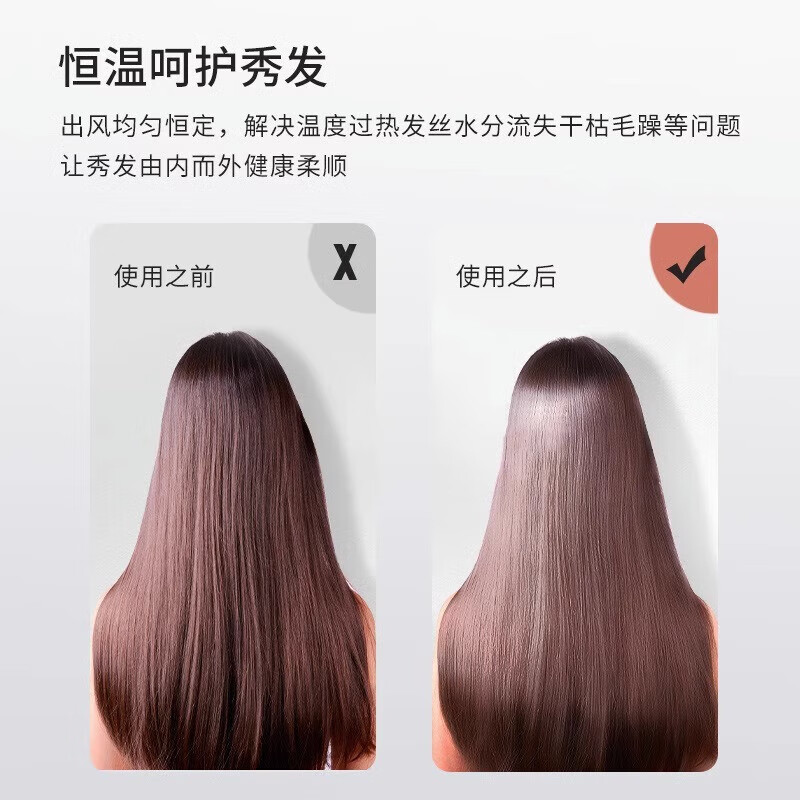 康夫(CONFU)家用电吹风机2300W大功率强劲大风力速干 恒温护发过热保护 KF-8949 ZH高清大图
