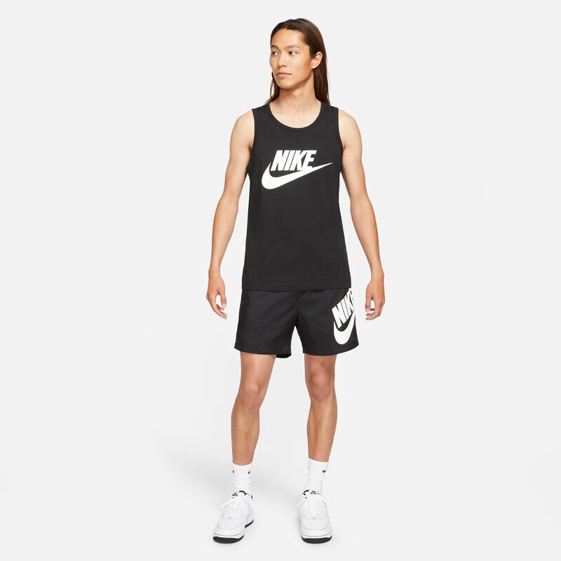 耐克(NIKE)2023夏季新款运动背心男 夏季新款舒适透气LOGO跑步训练休闲运动背心