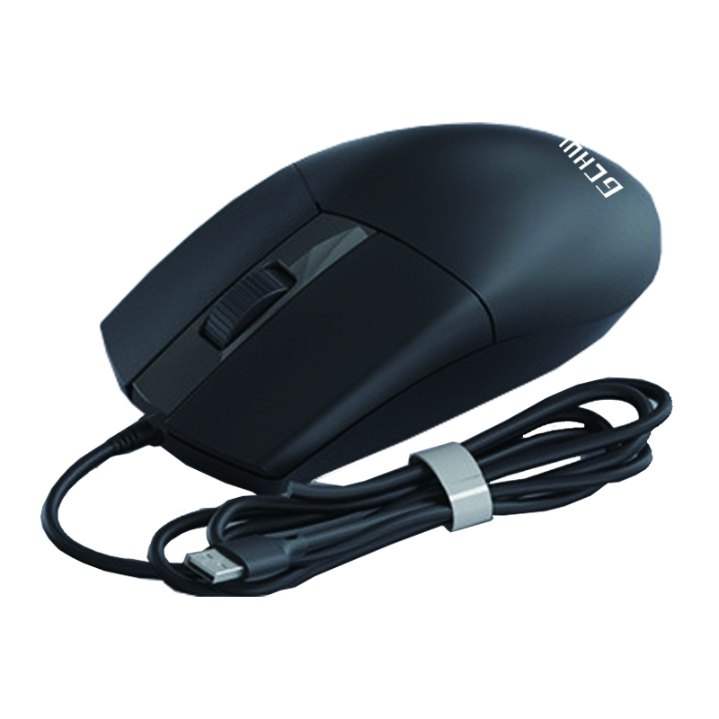 杰储(GCHUL) S180 办公款有线 鼠标 (计价单位:个) 黑色高清大图
