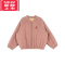可莉允大耳象童装铺女童后背刺绣棉服2022冬季新款女宝宝卡通外套保暖