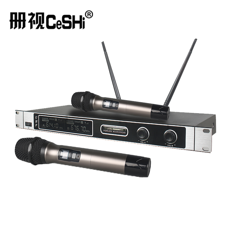 册视固U无线麦克风一拖二会议鹅颈式话筒GU-280套高清大图