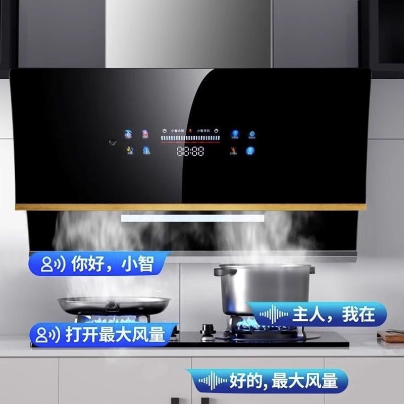 新飞油烟机家用侧吸式大吸力厨房抽油烟机出租房自动清洗吸油烟机