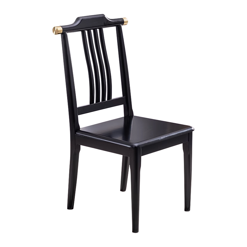 臻远 ZY3110408 岩板餐桌实木圆形餐桌椅组合1.2米圆桌6把餐椅高清大图