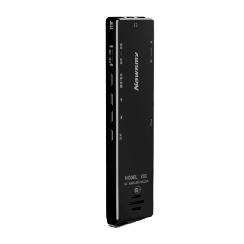 纽曼(Newsmy)录音笔 V03 16G 专业普及微型高清降噪 MP3播放器 哑黑