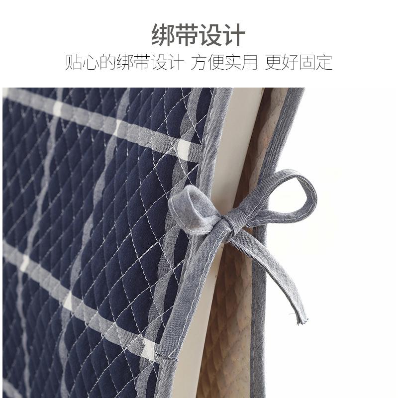 美帮汇一体垫家用绑带防滑椅罩连体全棉椅子椅垫办公室座垫学生凳子座垫高清大图