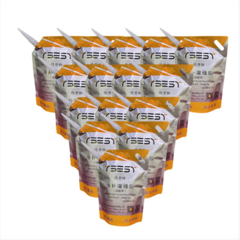 TBEST GTJ-01冷补灌缝胶(硅酮)修补沥青混凝土灌缝材料(2公斤/袋)*20袋高清大图