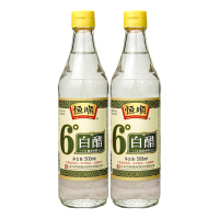 镇江特产恒顺6度白醋500ml*2瓶炒菜烹调 凉拌 蘸料醋腌制泡菜清洁