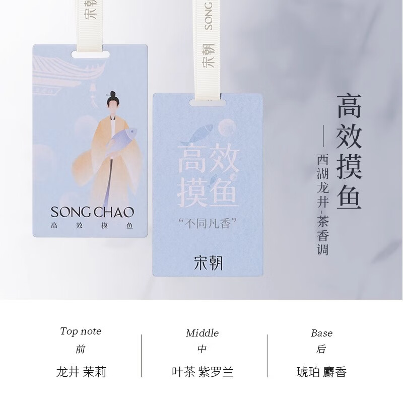 宋朝312-SC不同凡香车载香片单片系列-4不同凡香趣味香卡[高效摸鱼]高清大图