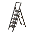 围达 家庭专用人字梯 典雅黑五步 个