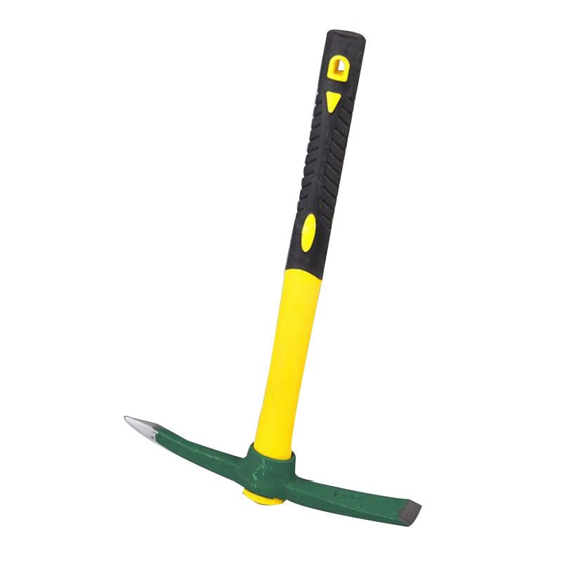 冰禹by164工业用包塑柄多功能高碳钢加硬双头清洁镐户外清洁尖镐400g