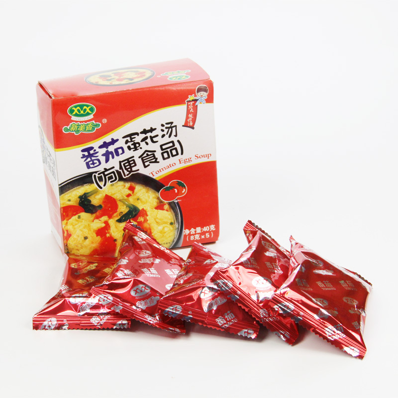 新美香 蔬菜速食汤 方便即食 西红柿/番茄蛋花汤 8g*5袋 /盒
