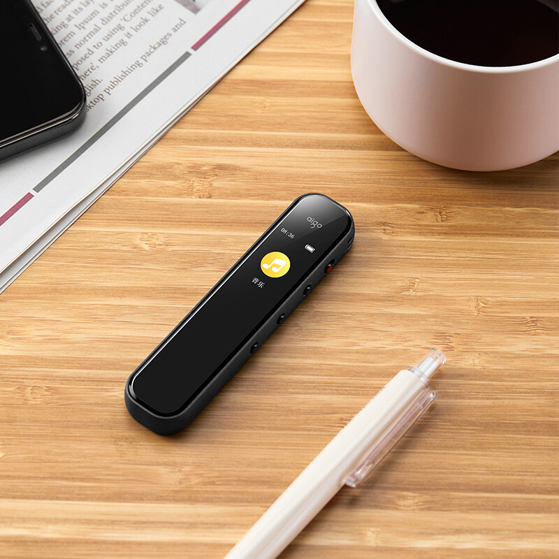 爱国者(AIGO) 录音笔R3312C 黑色64G*高清大图