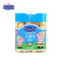 小猪佩奇PeppaPig小馒头蛋黄味120g 罐装